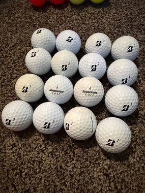 Bridgestone White Golf Balls - Lot of 18
